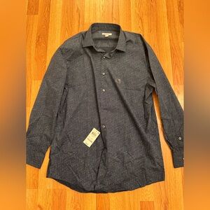 Bar III Navy Dress Shirt